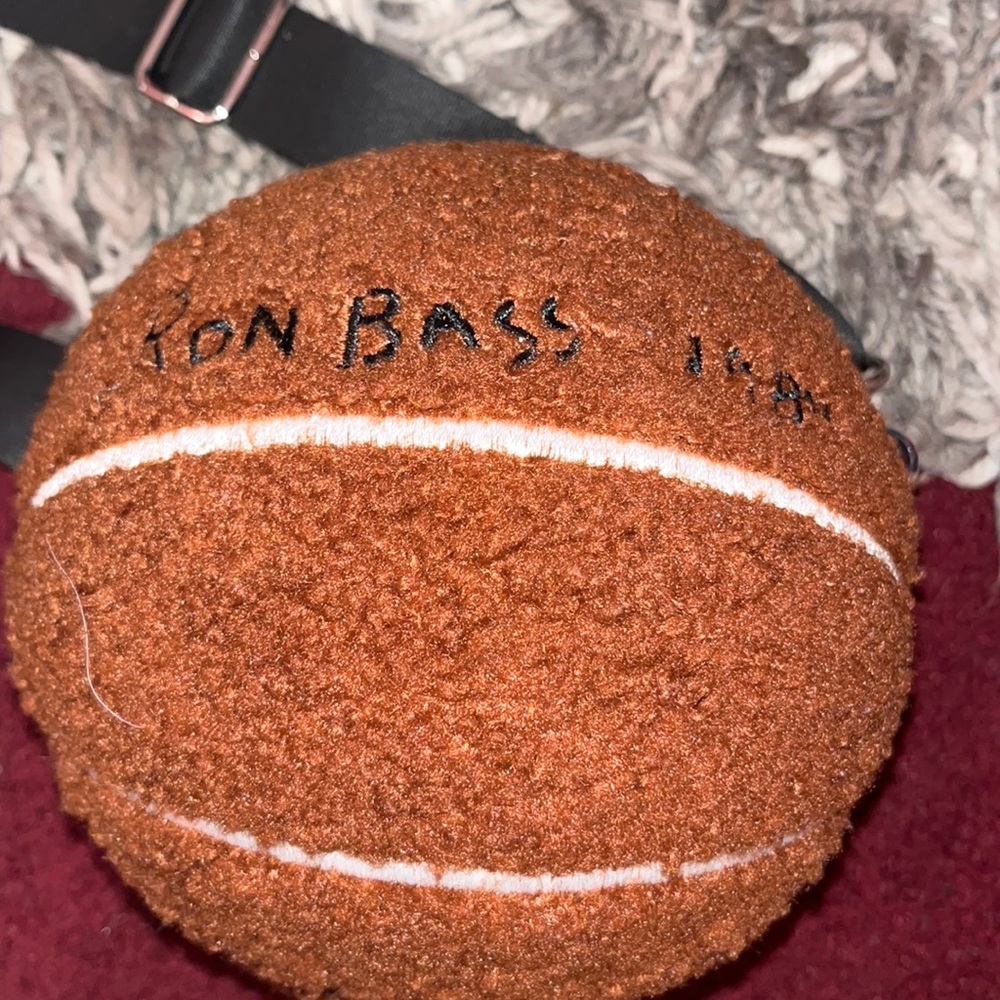 Ron Bass Basketball purse.